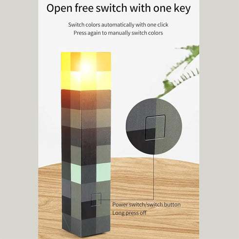 Yevheniy 3 Light-up Wall Torch Lamp with Lighting Levels, Hand Held & Wall Mountable Table Lamps, USB Rechargeable