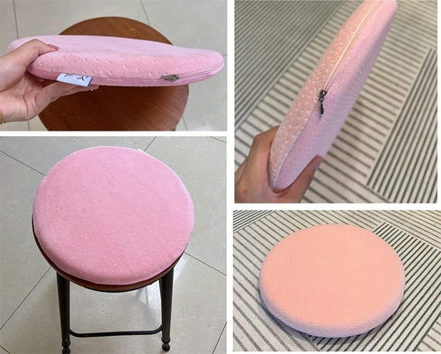 JIQHOHX (Set 1/2/4) 40*40CM(Set 1)) of Round Chair Cushion Round Stool Cushion/Seat Cushion for Dining Chairs