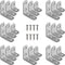 24 Pcs L Bracket 3 Size Corner Brace Stainless Steel Small Shelf
