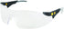 Caterpillar Dozer Safety Glasses, Clear, Black