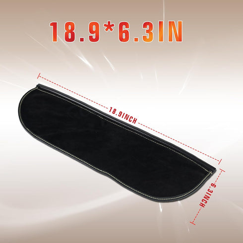 Heat-Resistant Leather Welding Bib for Enhanced Protection - Fits Most Helmets