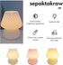 Dimmable BestAlice Mushroom Lamp, Glass Mushroom Night Light USB Rechargeable Remote Control Three Colors Small Bedside