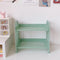 Desktop Storage Rack, Desk Shelf Makeup Desk Organizer Double Layer Desktop Storage Rack Skin Care Organizer (Light Green) by Gsycle