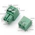 10Set 3.81mm Pitch Male Female 2-Pin PCB Screw Terminal Block Connector Plug KF2EDGK - Green