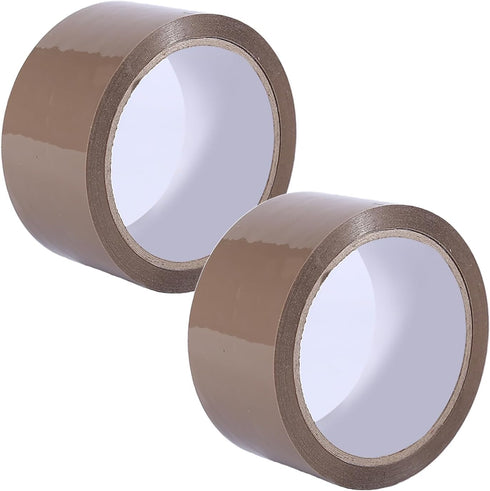 Heavy Duty Packing Tape with refillable Dispenser, Noiseless Packaging Tape 2.4 mil, 1.88" x 110 yd, Packing Tape Refills for Packing, Shipping and Mailing, Strong Seal on All Box Types for Moving(2) by ALIMART