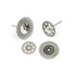 40 Pcs Diamond Cutting Wheel Set, 25mm/30mm/35mm/40mm with 8 Pcs 3mm Mandrel and 2 Pcs Screwdriver