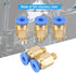 5PCS PC4 M6 Straight Through Pneumatic Connector - 3D Printer Accessories Joint Outer Diameter 4MM