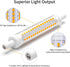 R7S Bulb 118mm 10W (100W 1100 2700K Non-Dimmable, 360 2-Pack I-SHUNFA LED Halogen Equivalent), Lumens, Warm White, Beam