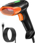 KUIIYER USB Barcode Scanner, 2D QR 1D Bar Code Scanners Wired Handheld Barcode