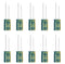 Laimiaoxian 10pcs 35V 220UF High Frequency Low Resistance Capacitors Long Life High Temperature