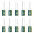 Laimiaoxian 10pcs 35V 220UF High Frequency Low Resistance Capacitors Long Life High Temperature