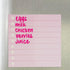 Erin Condren Reusable Sticky Notes 6-Pack - Stick and Re-Stick with Wet- or Dry-Erase Markers