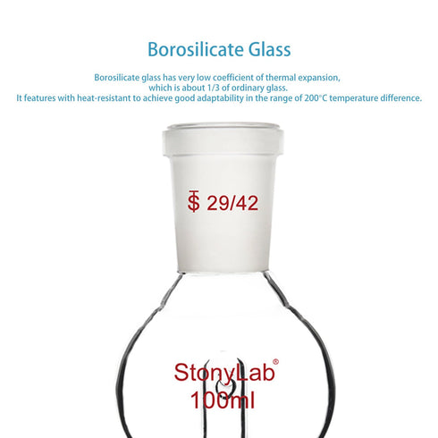 stonylab Rotary Evaporator Bump Trap, Laboratory Rotary Evaporator with 29/42 Joint