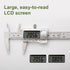 All-Metal Digital Caliper, 0-4" Measuring Tool with Auto-Off Feature, Interchangeable Inches and Millimeters