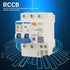 Oumefar Circuit Breaker, RCCB 2P + N Leakage Protection 32A Miniature Disconnect Switch 30mA High Sensitivity RCD Switch for Electrical Home Decoration