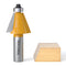 22.5 Degree Chamfer Router Bit with Bearing, 1/2 Inch Shank, 1 Inch