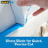 Scotch Blue Painters Tape Applicator - Applies Tape in One Continuous Strip, 1.41 Inches x 20 Yards, 1 Starter Roll