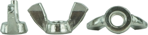 Stainless 1/4-20 Wing Nut, Coarse Thread, 304 Stainless Steel, 25 Pieces (1/4-20 Wing Nut)