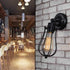 Mengjay E26 Indoor Wall Light Edison Lamp Vintage Industrial Cage Wall Lamp Ceiling Lighting for Kitchen, Living Room