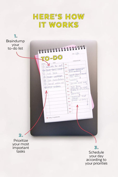 Schedule Magic Time Blocking Planner, Daily Organizer