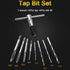 9 Pcs Adjustable T-Handle Ratchet Tap Holder Wrench Tap Wrench Set Handle Ratchet Machine Screw Thread Metric Tap Drill Set Hand Tools with 4 Pcs Metric Taps Set M3-M6 Taps, 4 Pcs Drill Bits by Omninmo