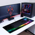 Benvo Extended Gaming Mouse Pad, Large 35.4x15.7x0.12 inch, Non-Slip Rubber Base, Aurora Light Pattern