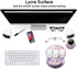 Mouse Pad with Wrist Support, Non-Slip Mousepad Wrist Rest for Office, Durable & Comfortable Ergonomic Support (Purple