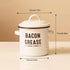 Generic Double Handle Bacon Grease Container with Strainer & Spoon, Dishwasher Safe Kitchen Gadget, Can for Collecting