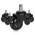 Hirate Office Chair Caster Replacement - 2" Heavy Duty Casters for Hardwood, Tile & Carpet, Set of 5