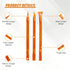 Craedli 3PCS Plastic Scraper Tool, Multi-Purpose Non-Scratch Scrapers Car Crevice Cleaning Tool for Tight Spaces