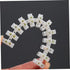 12 20pcs 10a ABOOFAN Position Terminal Block High-Toughness Plastic Brass Firmware Screw Terminal Strip Cable Connector