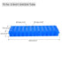 MECCANIXITY Centrifuge Tube Rack 11mm/7.5mm Hole Dia 60-Well Double Panel Polypropylene for 0.5ml/1.5ml/2ml Tube Pack of 2