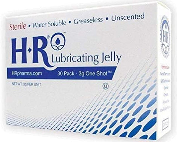 HR Pharmaceuticals HR LUBRICATING JELLY Lubricating Jelly CarePac, One Shot 3gm, 30/bx