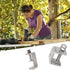 304 Stainless Steel C Clamps, Heavy Duty Adjustable Wide Jaw Opening for Metal Working, Woodworking, 2.5in/2pcs