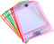 Pack Dry Erase Pockets for Office School Reusable Wipe Sleeves with Pen