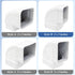 Gutter Elbow 2x3 90 Degree Downspout Connector, Roofing Gutters Rainwater Drainage Extension (Style B, Aluminum)