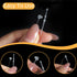 ZNBSIXP 1000 3 Inch Pcs Hang Prices Tag Fasteners Plastic Fasteners,Clear Snap Lock Pin Plastic Security Loop