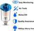 3Pack Oil Water Separator for Air Line, 1/4'' NPT Inlet and Outlet for Air-Compressor Tools and Accessories