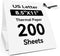Atnadov Thermal Printer Paper 8.5 x 11 Inch, 200 Sheets US Letter Size
