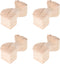 DOITOOL Wood Table Legs Sofa Supporting Legs 12x6cm Replacement for Sofa Tv