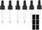 Glass Eye Droppers for Essential Oil, 15ml (1/2 Ounce), Compatible with Most 15 ml Essential Oil Brands