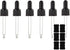 Glass Eye Droppers for Essential Oil, 15ml (1/2 Ounce), Compatible with Most 15 ml Essential Oil Brands
