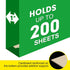 HERKKA Extra Capacity Hanging File Folders, 60 Pack, Reinforced Letter Size, 1 Inch Expansion for Bulky Files, 12