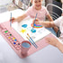 Silicone Painting Mat, 20"x 16" with Cup, Kids Art Mat for Resin, DIY, Drawing, Paint, Clay, Playdoh (Pink)