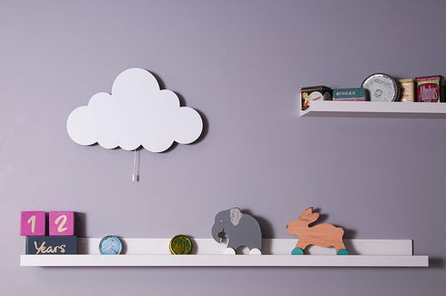 Personalized Cloud Wall Lamp for Nursery - Remote Controlled