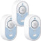 VETOUCH Water Leak Detector with Loud Alarm, 100dB Siren & LED Flash, Water