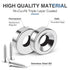 50Pcs Countersunk MIKEDE Strong Magnets with Hole, Heavy Duty Rare Earth Magnet with Mounting Screws, Round Neodymium