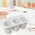 IEUDNS 3 Desk Side Storage Box Sleek Pen Holder Versatile Portable Under Desk Storage with Compartments for Dresser