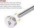 2pcs Double Split Shaft Collar Set, 6mm Shaft Clamp-On Collars, 20mm OD, 8mm Width