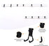 10 Pack Slat Wall Hook Garage Heavy Duty Wall Mount Power Tool Organizer Black Bike Accessory for Garage Wall, Slat
